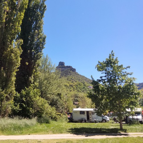 photo d'un emplacement de camping car du camping Brudy