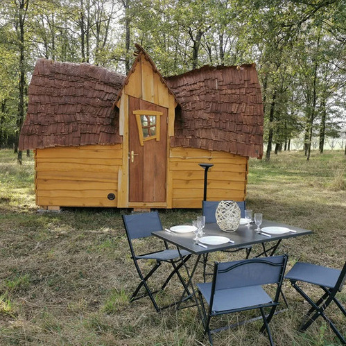 Photo de la cabane enchantée, hébergement insolite qui se trouve dans le Loir et Cher