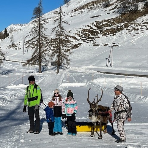 Sortie familles avec le petit renne de Francis