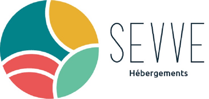 Logo de la marque SEVVE pour les hébergements et campings